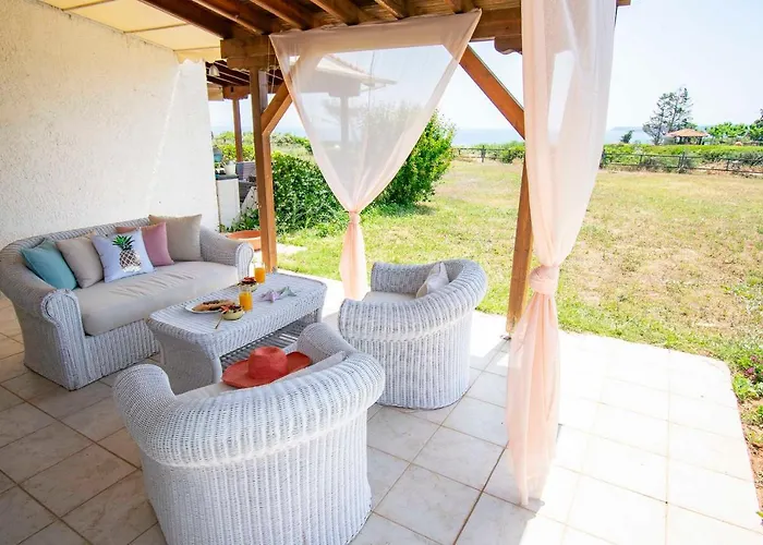 Aurora Sea View Maisonette - Nea Potidaia Halkidiki بيت للعطل نيا بوتيدايا