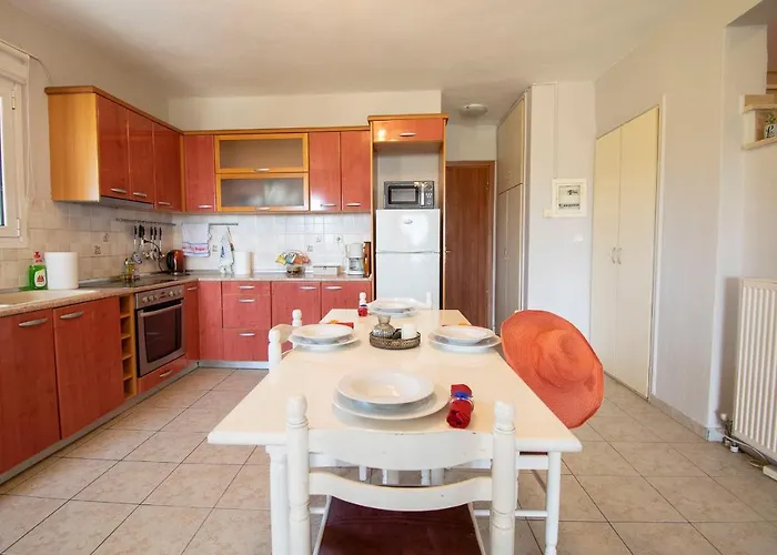 Aurora Sea View Maisonette - Nea Potidaia Halkidiki Tatil Evi Nea Poteidaia